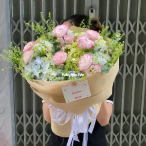 Bo Hoa Cam Tu Cau Cat Hong