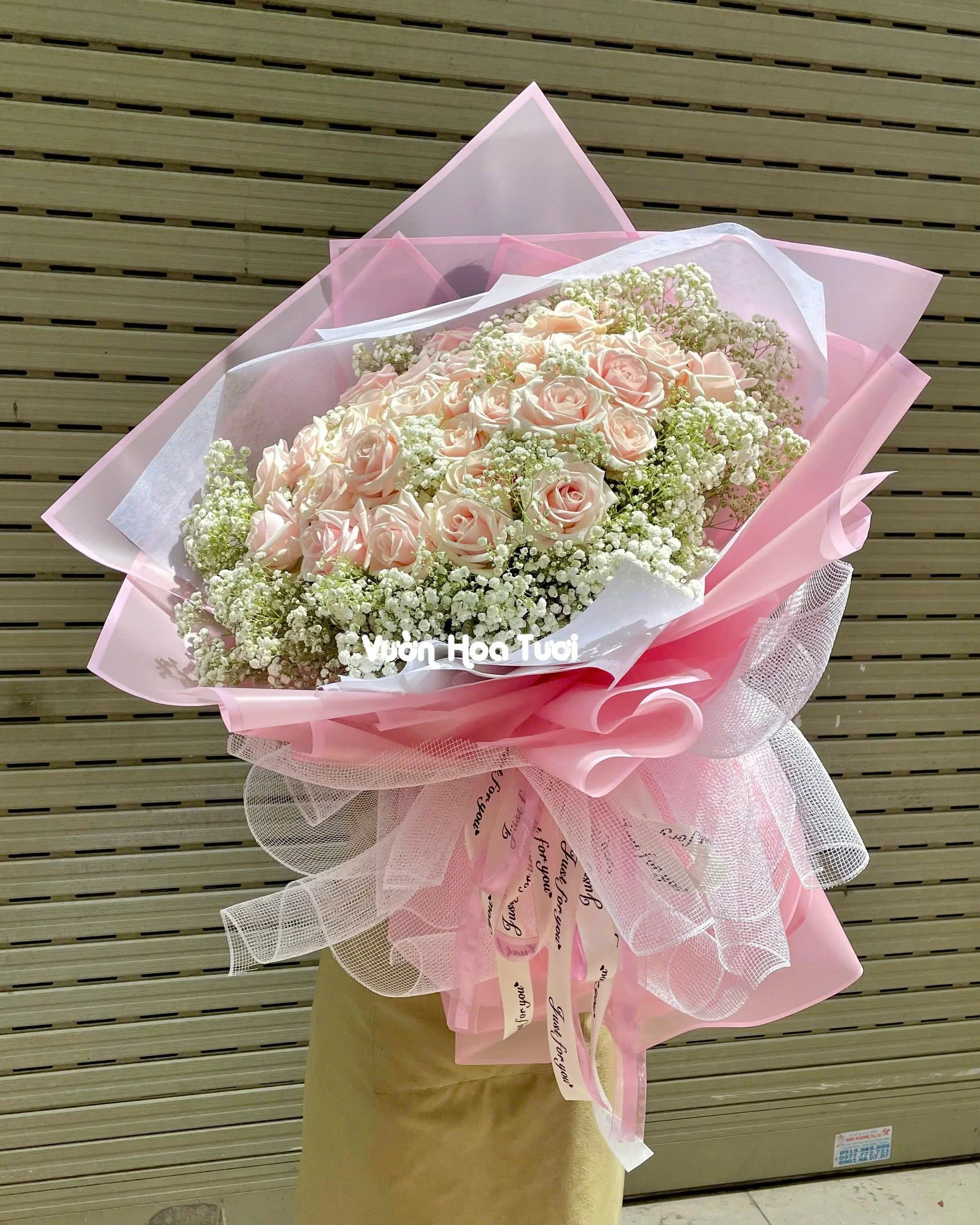 Bó Hoa Hồng Sinh Nhật Baby Trắng BigSize 13 Bo Hoa Hong Sinh Nhat Baby Trang BigSize jpg