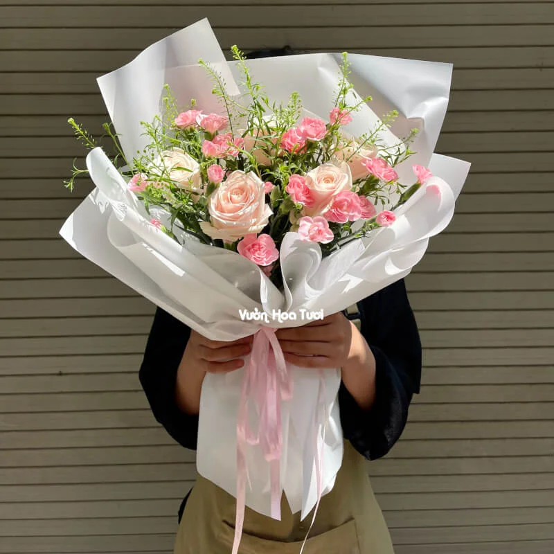 Bó Hoa Hồng Sinh Nhật Yêu Thương 19 Bo Hoa Hong Sinh Nhat Yeu Thuong
