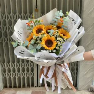 Bo Hoa Huong Duong Thanh Danh Vuon Xa jpg
