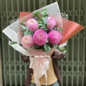 Bo hoa cuc mau don Hong Tang Sinh Nhat Me