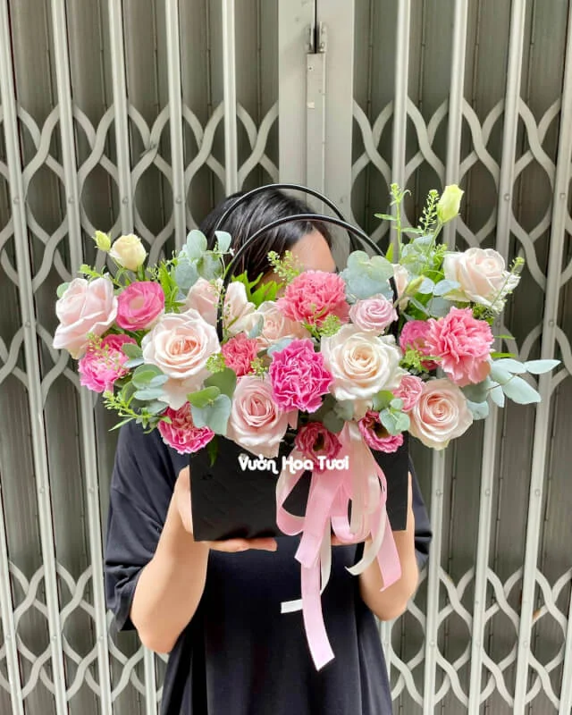 Giỏ Hoa Joyful Birthday 11 Gio Hoa Joyful Birthday