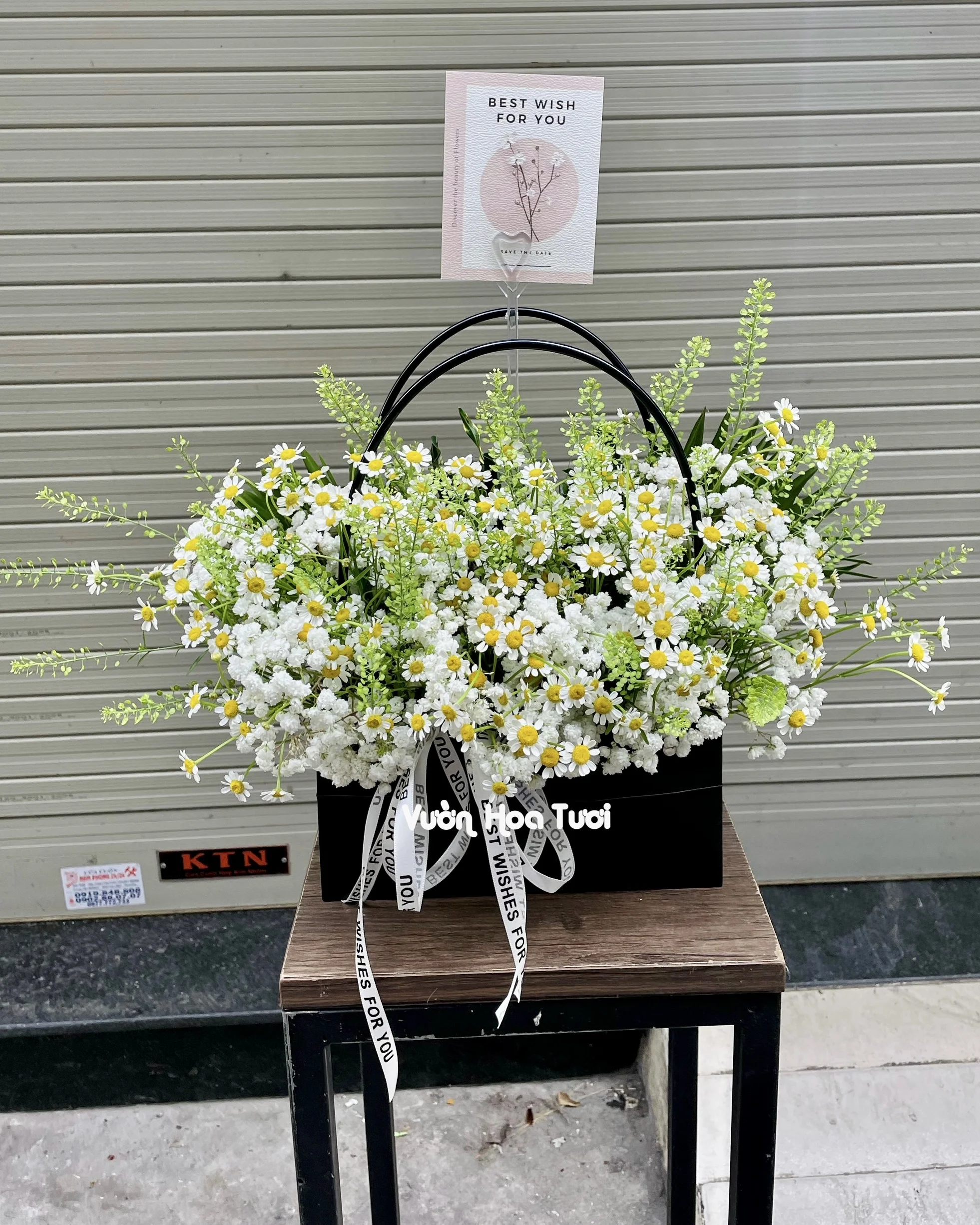 Giỏ Hoa Sinh Nhật Spirit Daisy Green 17 Gio Hoa Sinh Nhat Spirit Daisy Green jpg