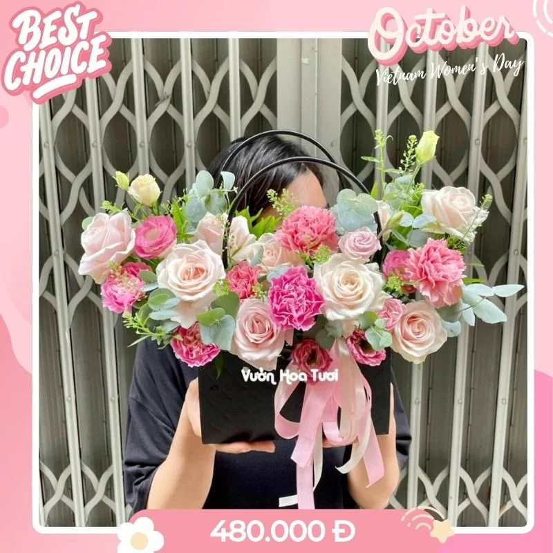 Giỏ Hoa 20 Tháng 10 Rose Moment 11 Hoa 20 Thang 10 Hoa 20 Thang 1015 jpg