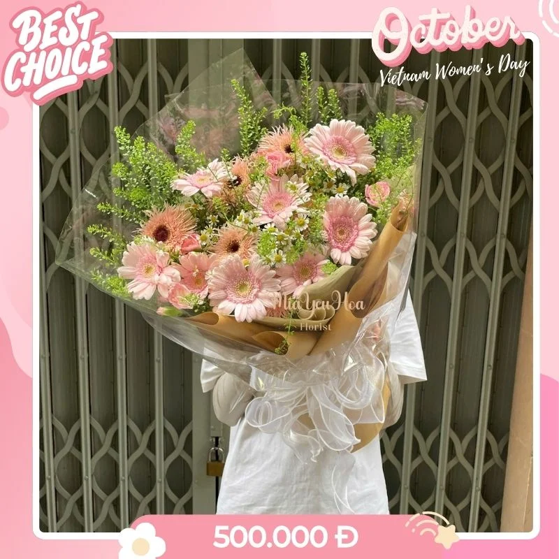 Bó Hoa 20 Tháng 10 CreyPink Love 1 Hoa 20 Thang 10 Hoa 20 Thang 1025 jpg