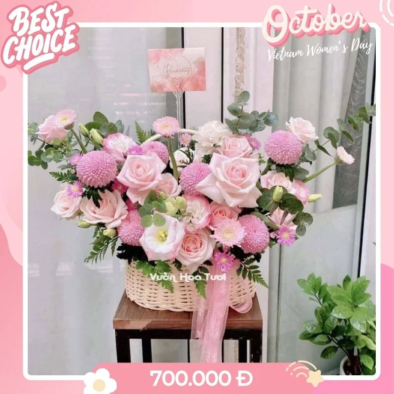 Giỏ Hoa 20 Tháng 10 Nàng Thơ 9 Hoa 20 Thang 10 Hoa 20 Thang 1028 jpg