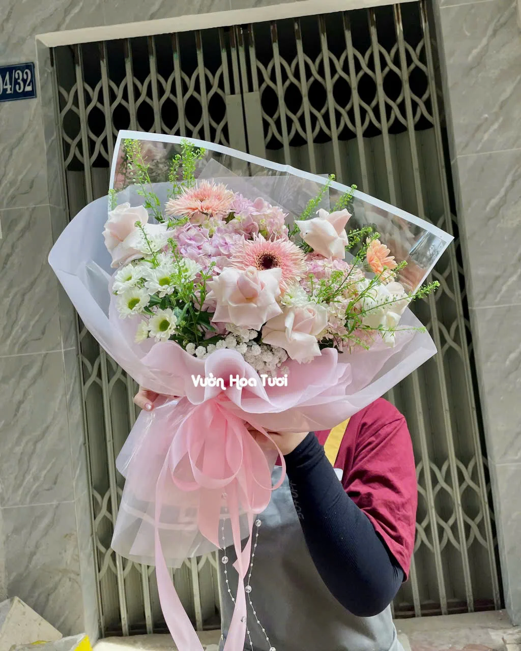Bó Hoa Hồng Sinh Nhật Hàn Quốc Tinh Tế 16 Hoa Bo Cam Tu Cau Cutie Pie jpg