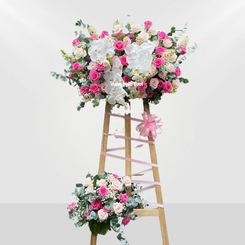 Kệ Hoa Chúc Mừng Happy Blooms 2 Ke Hoa Chuc Mung Khai Truong Vang May Man 2 jpg 3
