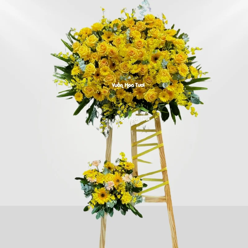 Kệ Hoa Chúc Mừng Heartfelt Greetings 3 Ke Hoa Chuc Mung Khai Truong Vang May Man 3 jpg 1