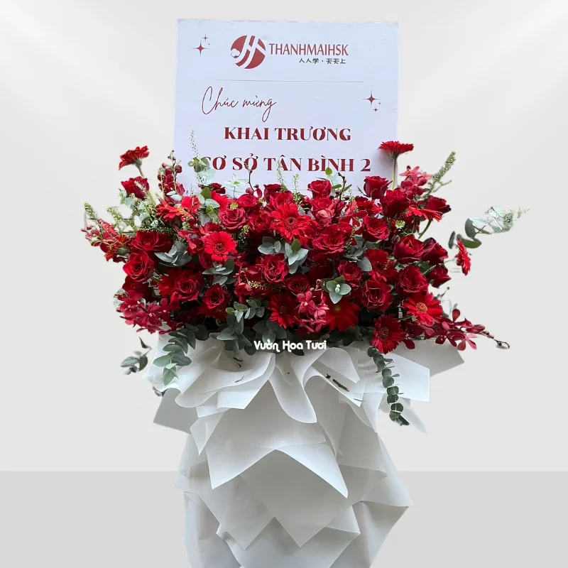Kệ Hoa Khai Trương Gỗ Phong Cách Hiện Đại 10 Ke Hoa Khai Truong Go Phong Cach Hien Dai jpg