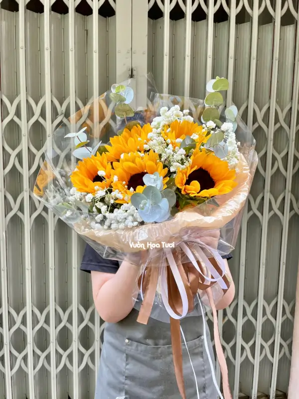 Hoa Tặng Lễ Tốt Nghiệp Hướng Dương Đẹp Hiện Đại 8 hoa tang le tot nghiep huong duong dep