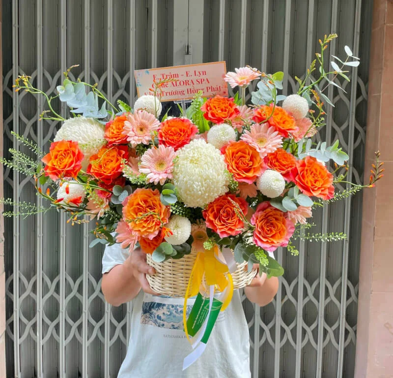 Giỏ Hoa Tặng Sinh Nhật Sếp Đẹp 6 img 4126