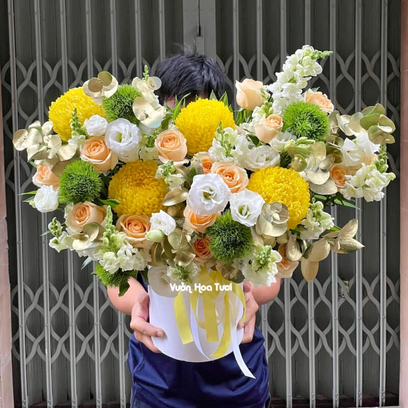 Lẵng Hoa Chúc Mừng Khai Trương Tinh Tế 17 phonto 11