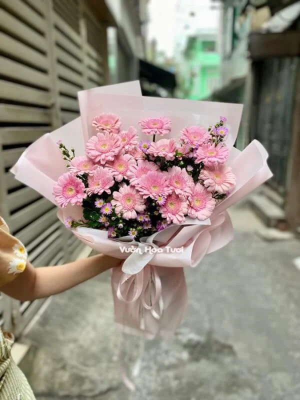Bó Hoa Đồng Tiền Hồng 01 Đáng Yêu 8 z3158225222127 34164ec36f18e9270657d007cd064394 scaled 1