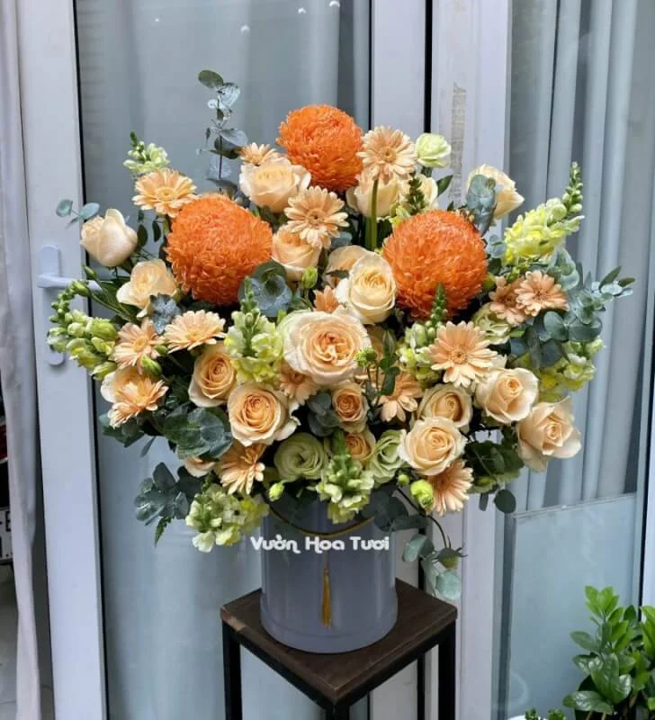 Hộp Hoa Cúc Mẫu Đơn Cam Ruby <br> Great Meeting 19 z3299978048298 278d5bc20cc548d5fd398308bb67a3ef scaled 1