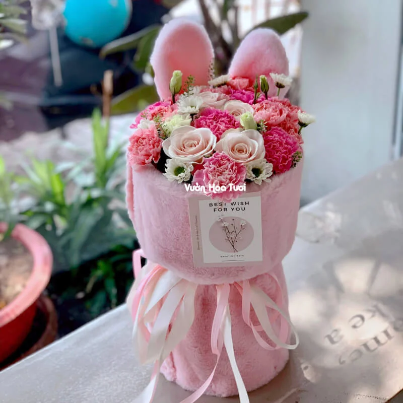 Bó Hoa Sinh Nhật Thỏ Hồng Đáng Yêu 3 z4179797517654 b1331fb76294bd8ba34b0887e3e20a3f