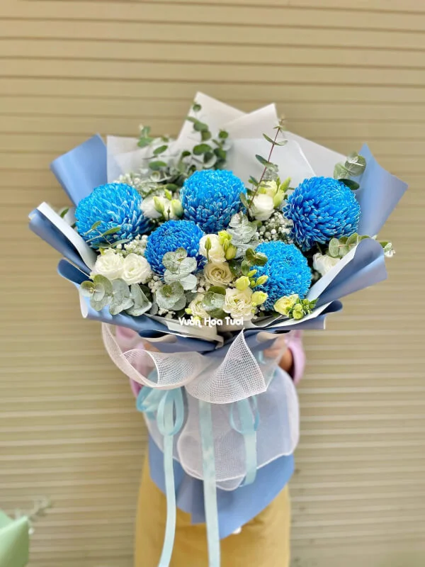 Bó Hoa Cúc Mẫu Đơn Xanh Trắng Lovely 2 z4275430856656 84349cb09db3ecf6f7024c9657bc7ffa