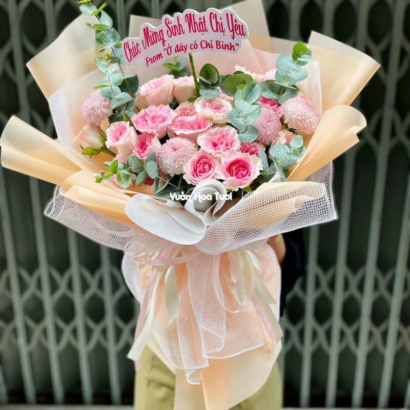 Bó Hoa hồng Lạc Thần Tặng Sinh Nhật Chị 17 z4275467410974 bb37a03fd5c653185877dc9bf1a5cf52