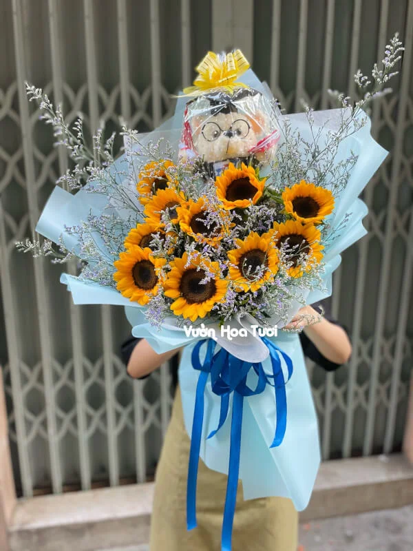 Bó Hoa Hướng Dương Gấu Bông Tốt Nghiệp 12 z4363618221729 a994c42974da8d65c83375c4dcea1cf7