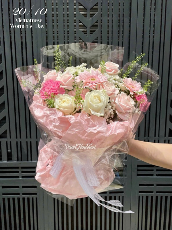 Hoa 20 Tháng 10 PinkLove White 9 Hoa 20 Thang 10 PinkLove